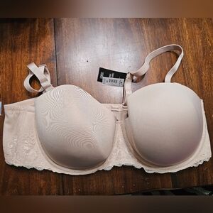 Torrid Beige Lace Underwire Bra 48C